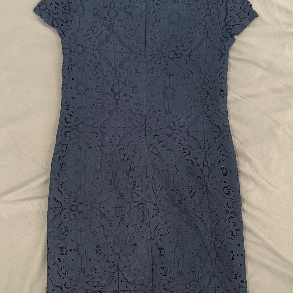 Banana Republic Dark Blue Lace Top